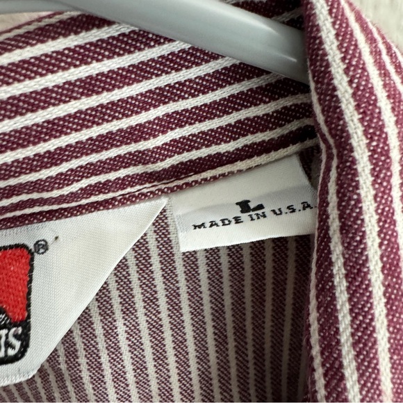 Ben Davis Vintage 1/4 Zipper Shirt Size Large - Picture 3 of 7